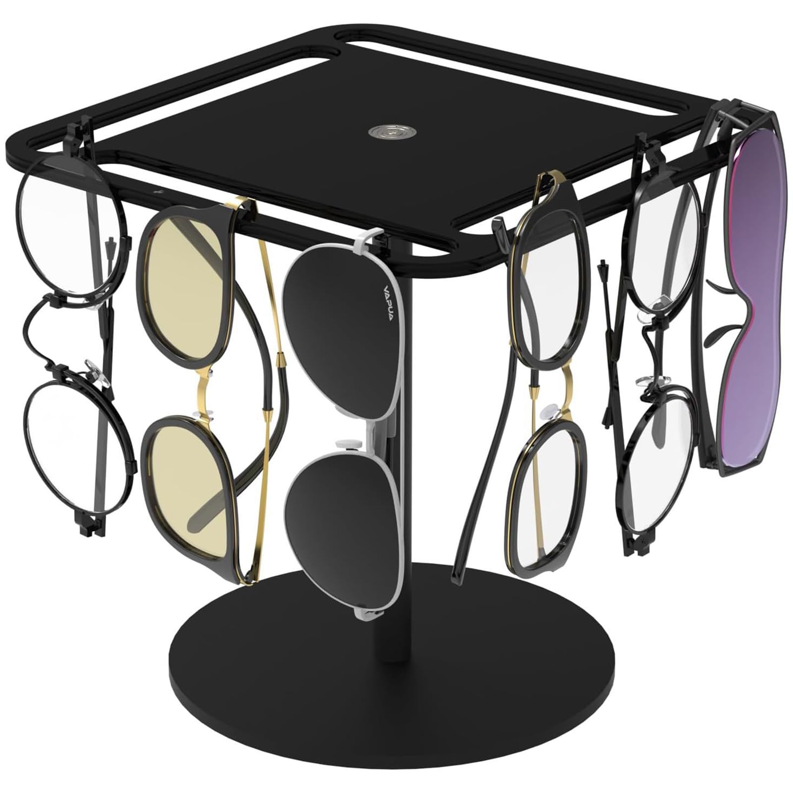 Soporte Giratorio Acrílico para Gafas de Sol, Relojes y Pulseras