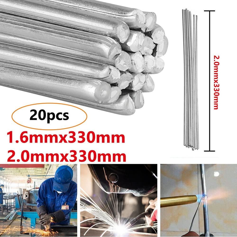 Electrodos de Soldadura en envases industriales de E6013, Varillas de Alambre for soldar 1,6/2 mm, for Aluminio, fáciles Doblar y | 1.6mmx330mm