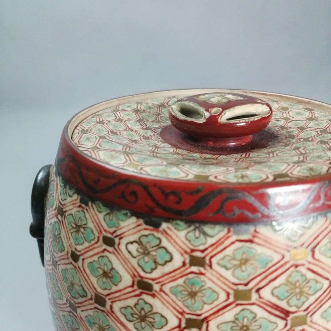 中国古美術・珍品旧蔵七宝彩と鎏金の磁器の茶壺・急須・