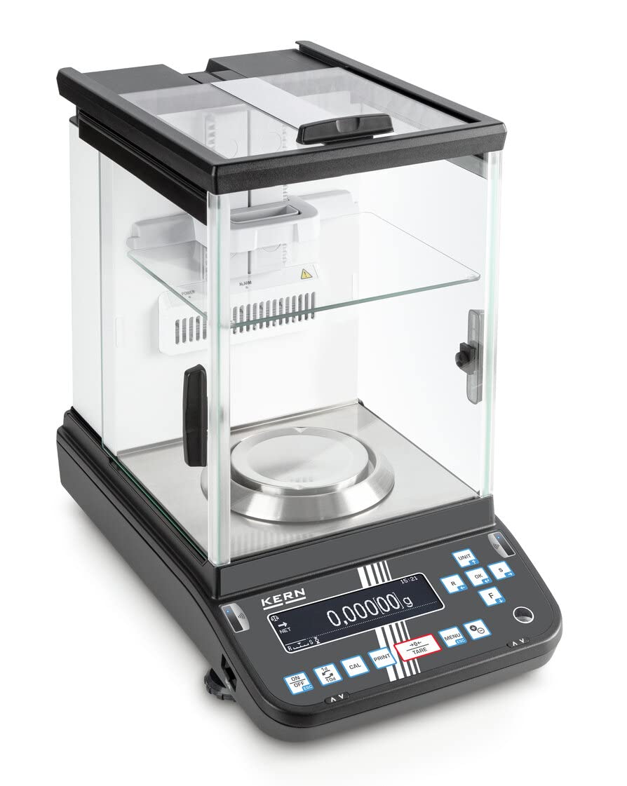 Kern ABP 200-5DAM - Analytical balance with Single-Cell technology, Readout [d]: 0,01 mg / 0,1 mg, Weighing Range [Max]: 102 g / 220 g, WITHOUT VERIFICATION