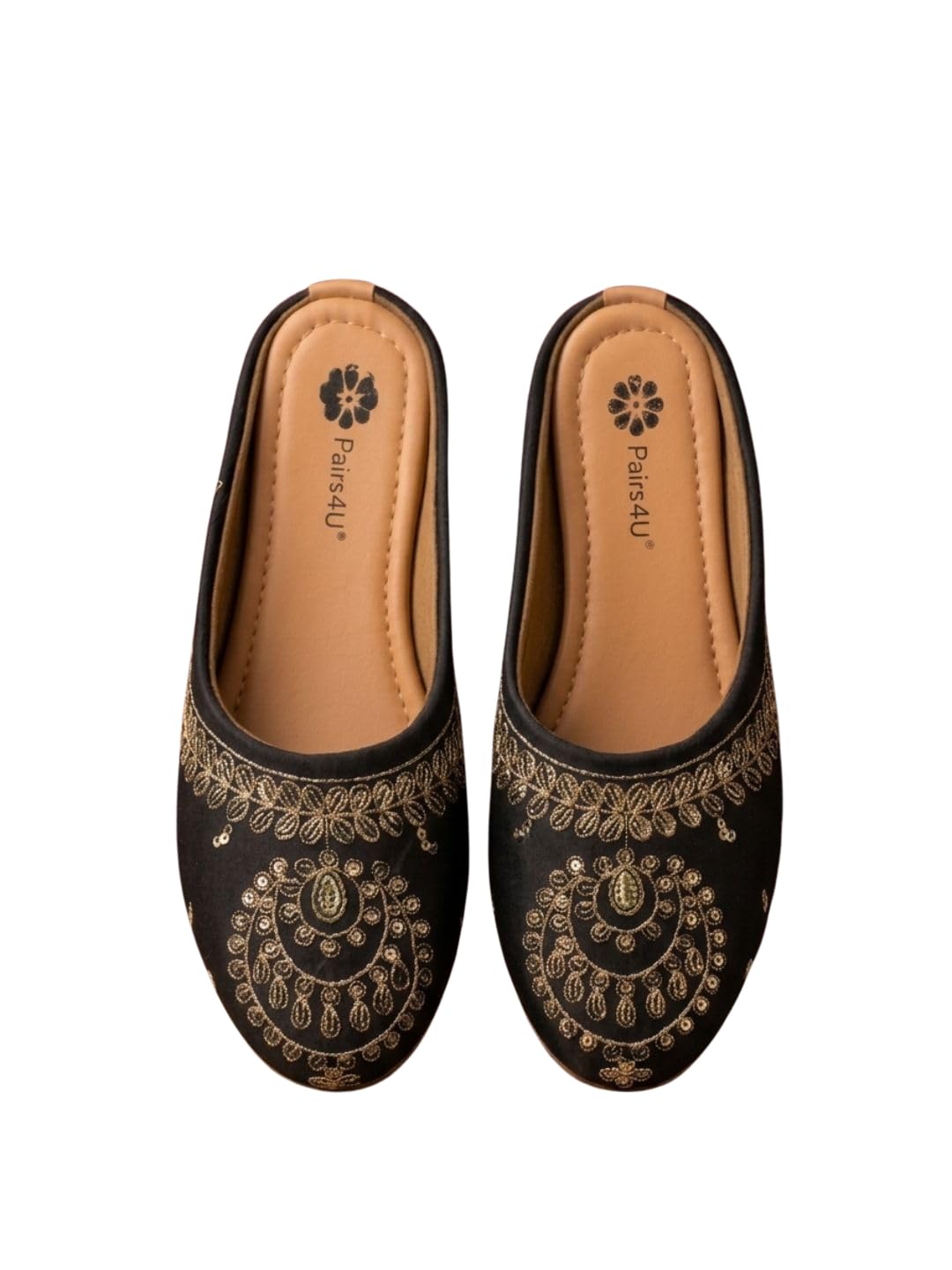Women Embellished Embroidered Canvas Slip on Flats-picture-47