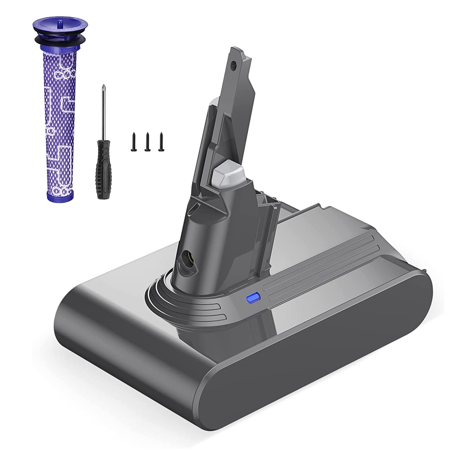 21.6V 4.0Ah Replacement for V7 Battery Compatible with Dyson SV11 V7 Motorhead V7 Animal V7 Trigger V7 HEPA V7 Car+Boat V7 Absolute Handheld Vacuum Cleaners
