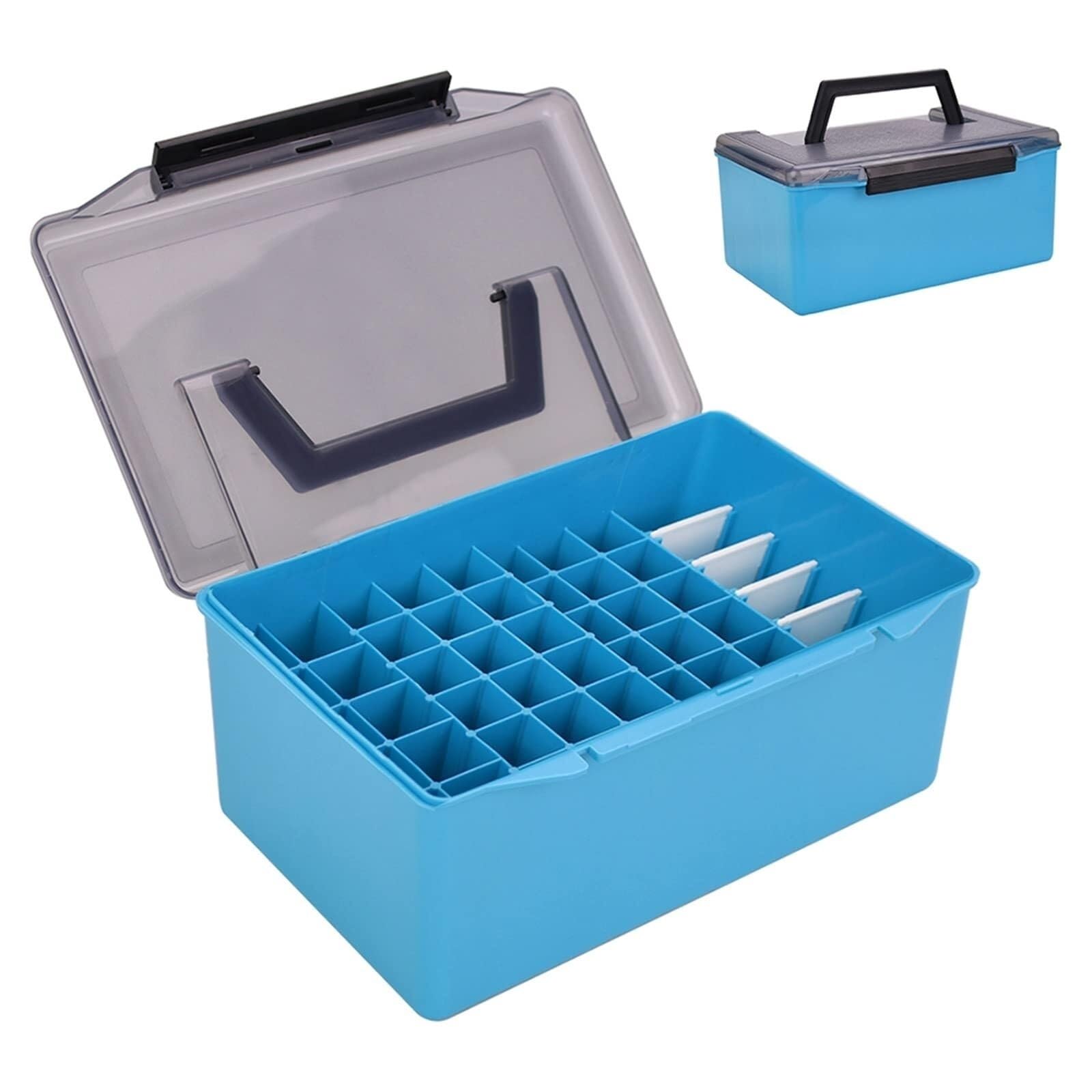 Fishing Walizka Skrzynka Wędkarska Skrzynka Na Sprzęt Wędkarski Akcesoria Wędkarskie Do Przechowywania Walizka Tackle Box(Blue)