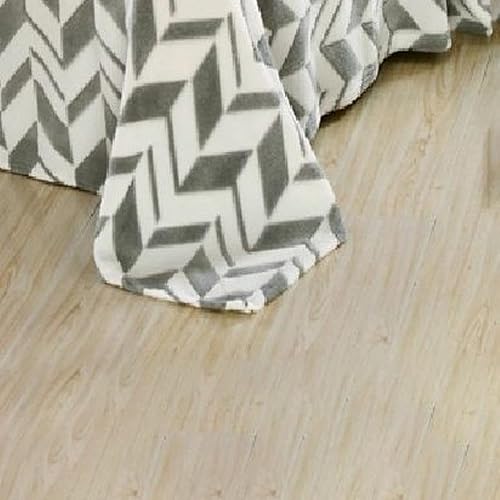 Miniatura 3 de Arrow Chevron - Manta de felpa micro gris [King 102 x 86]