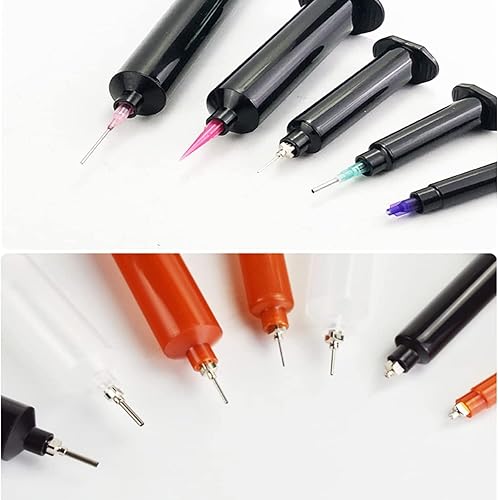 Miniatura 5 de Auniwaig 5 unids 30cc dispensador de soldadura pegamento conos accesorios 1.0 fl oz máquina dispensadora transparente tubo adhesivo líquido