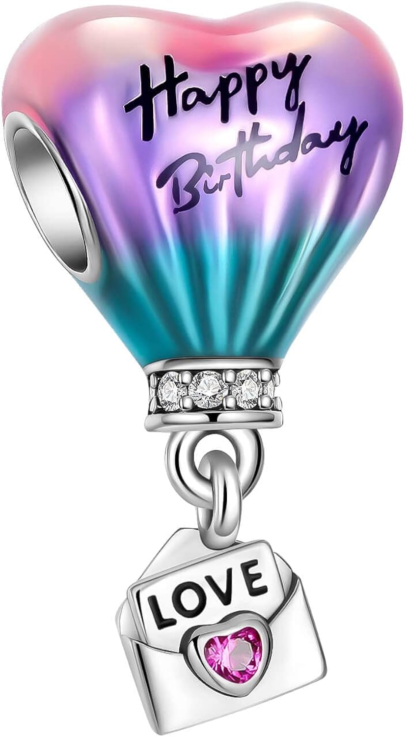 LUXILLA Abalorio de plata de ley 925 para madre, hija, abuela, para familia, amor, madre, hija, abuela, para pulseras, collares, dijes, joyas,