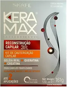 Skafe Kit De Cauterização Keramax 02 Aplicações 161 Ml Multicolorido