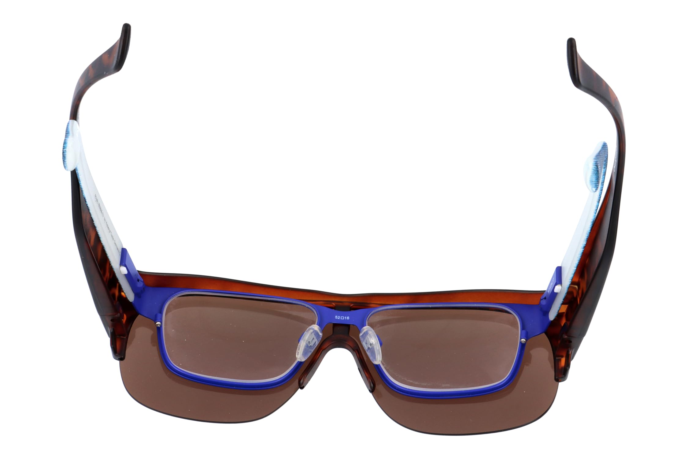 Gamswild WO7530 okulary przeciwsłoneczne, okulary sportowe, okulary z półoprawkami, dla kobiet i mężczyzn, unisex, szare, brązowe, czarno-czerwone