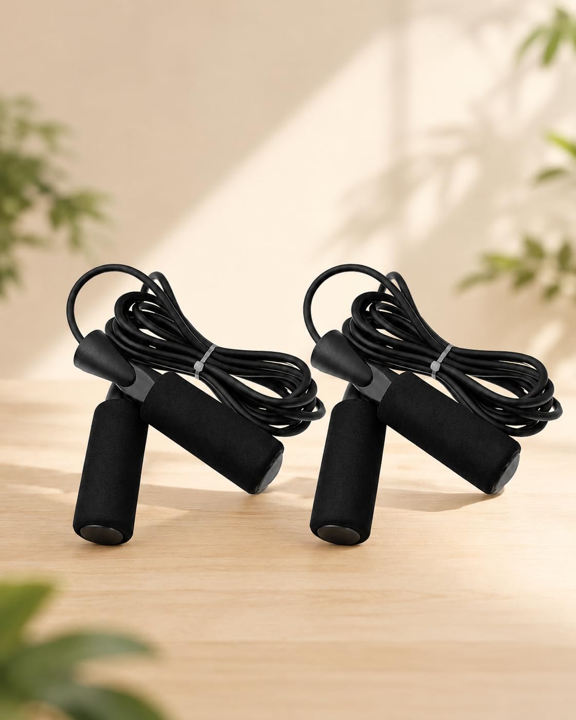 ActiveSkip Bearing Skipping Rope – Pack of 2 with Foam Handles, Ball Bearing, Pack of 2-image-41