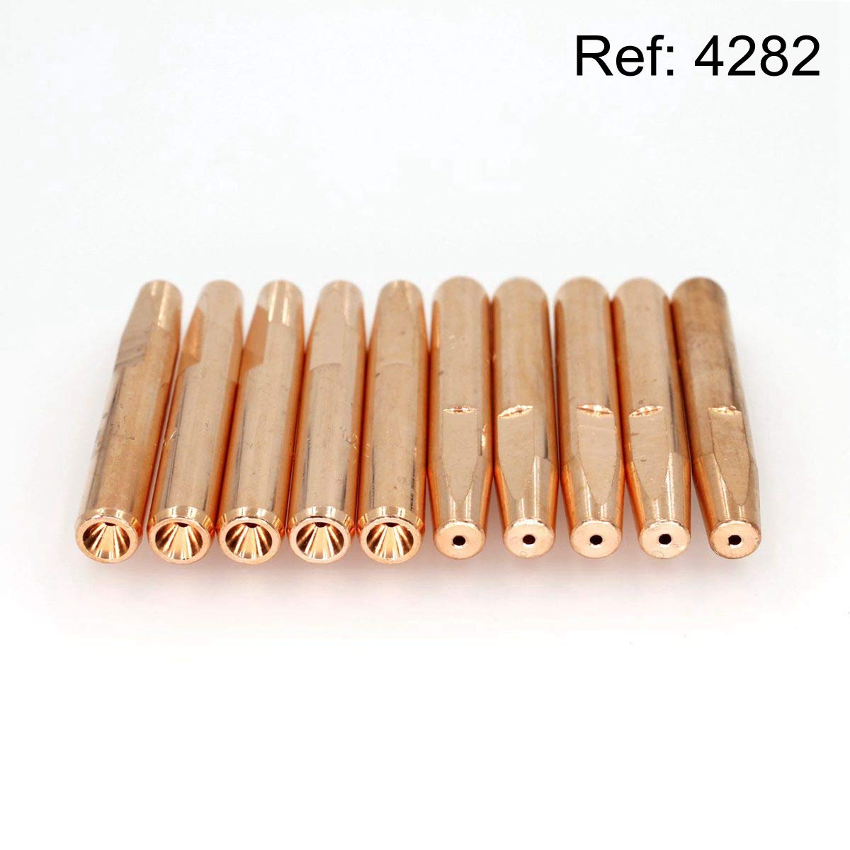 4282 MIG Tapered Contact Tip 0.045 Inch 150-600A fit Bernard 4200 Elliptical Q/S-Gun Series MIG Guns 10pcs