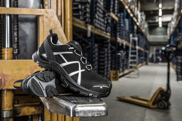 HAIX Black Eagle Safety 41 Low Black/silver Moderne-sportif