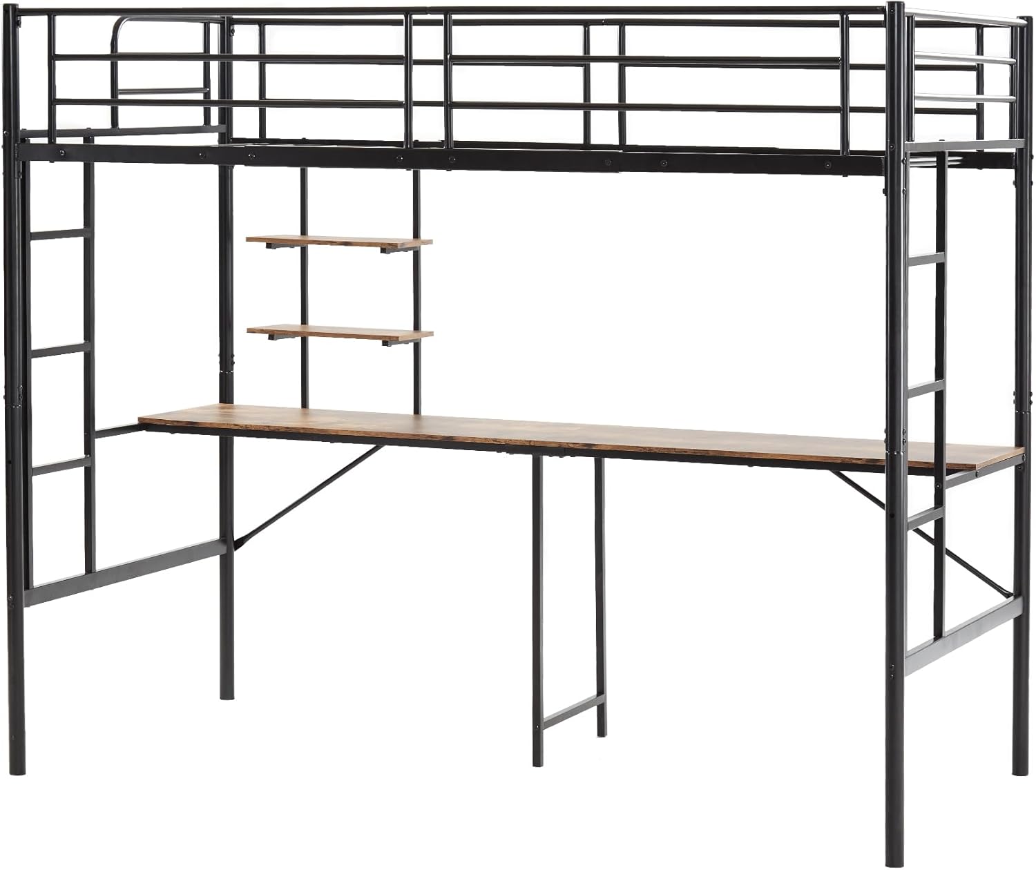 ロフトベッド シングル 収納 システムベッド デスク コンセント付き 宮