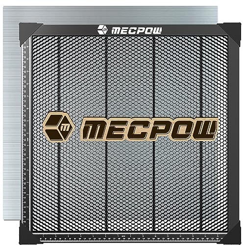 Mecpow Table de Travail en Nid d'abeille 440 x 440 x 22mm, Compatible avec Tous Les Graveur Laser,...