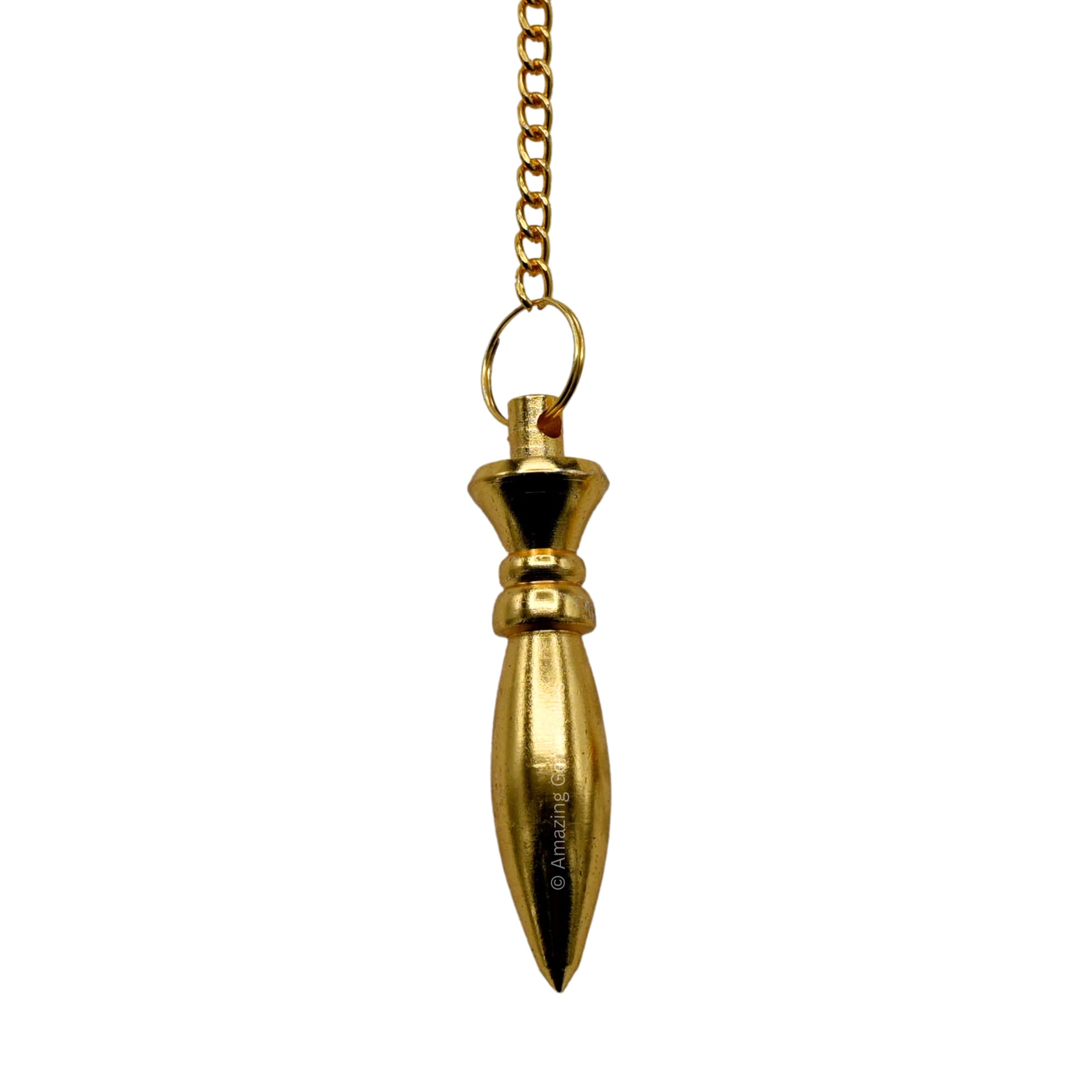 Amazing Gemstone Healing Metal Pendulum Divination Gold Egyptian Carnac Steel Copper Pendulum High Energy Pendulo de Bronce Pendulos de Mesa MP42