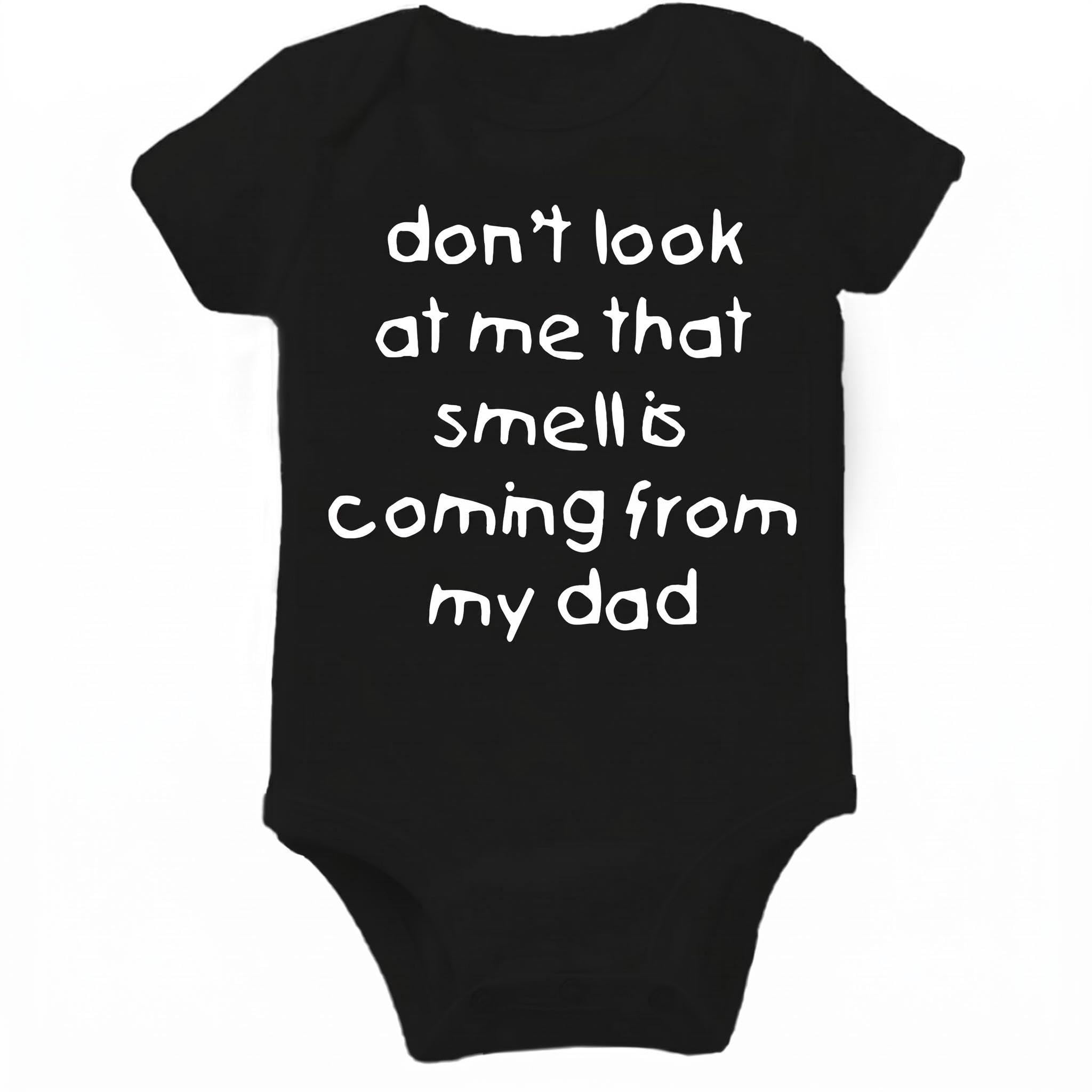 Rocksir Funny Slogan Super Soft Cotton Comfy Baby Short Sleeve Bodysuit