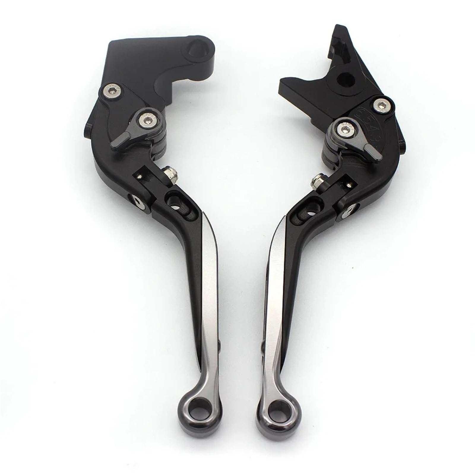 Pdaazvg Grey Brake Lever Handle For Ducati 748 750Ss 900Ss 1000Ss 996 998 For Monster S4r S2r St3 St4 For Multistrada 1000 Extendable Brake Clutch Lever Motorcycle Lever Blades(Grey)