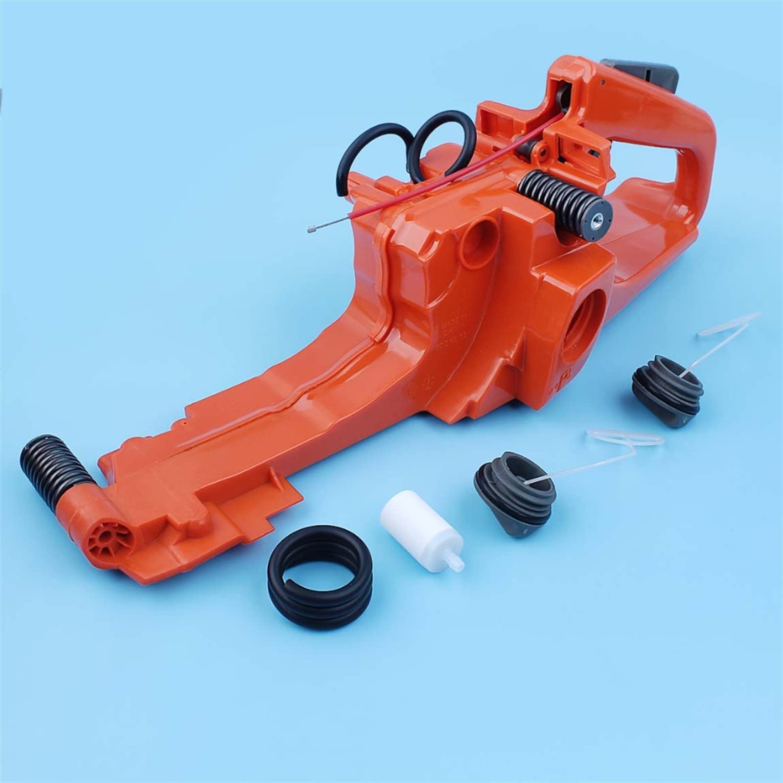 IWBR Kit de línea de Filtro de Tapa de Montaje de manija Trasera de Tanque de Combustible de Gas Apto for Husqvarna 362 365 371 372 372XP repuestos de Motosierra
