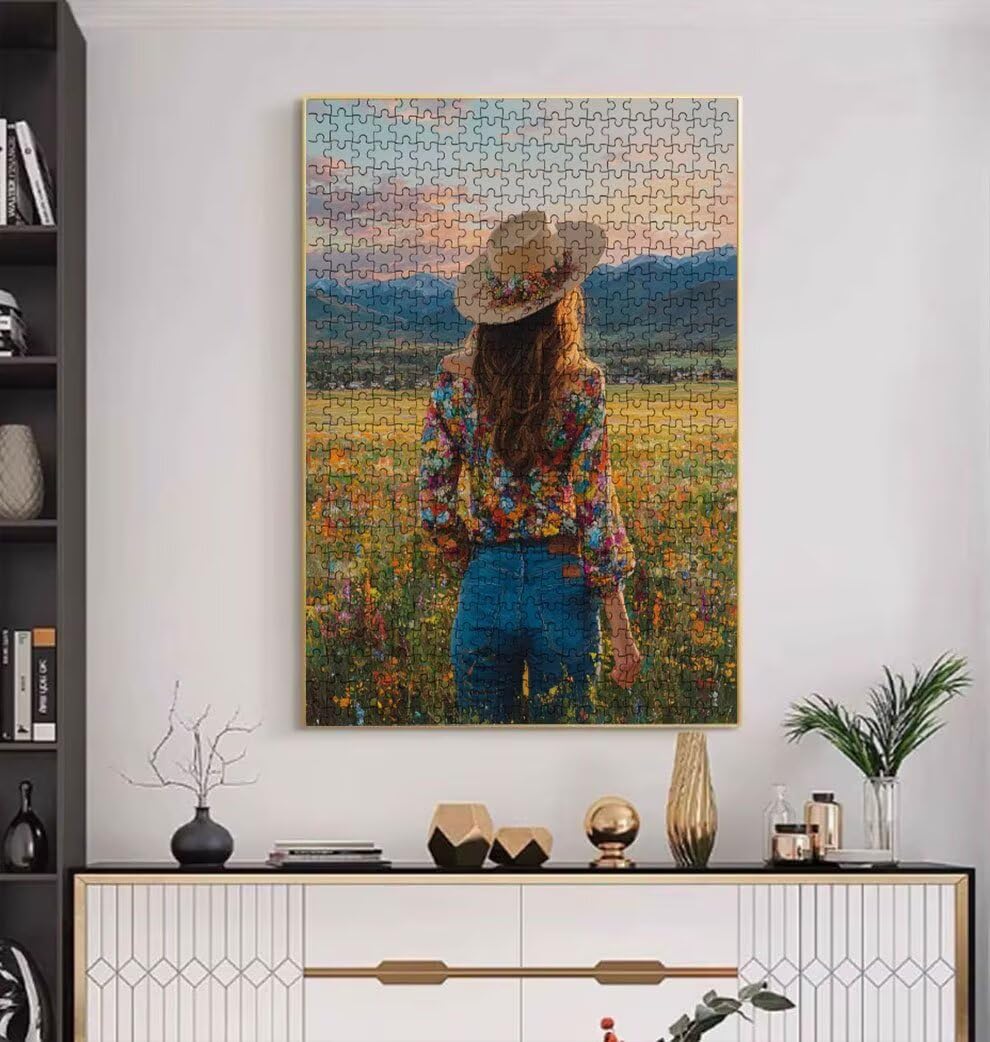 Puzzle 6000 Pezzi, Jigsaw Puzzle per Adulti, Cowboy Donna BLQSBGA6-352 | Puzzle Classici, Impossibile Difficile Sfidanti Puzzles, Puzzle Decorativo per La Famiglia, Come Regalo e Decorazione Pareti