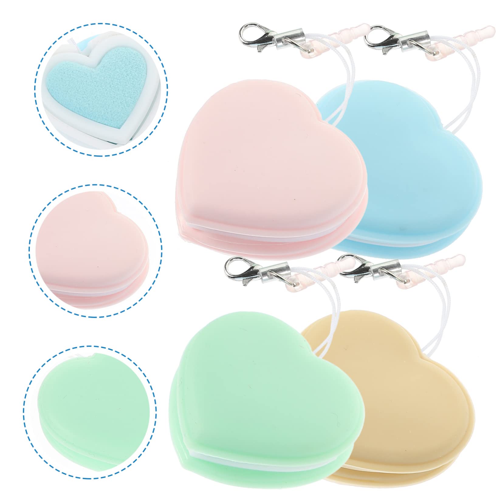 PartyKindom 4 Set Di Panni Per La Pulizia Delle Lenti Per Occhiali E Schermi Del Telefono Per Lenti Delicate 4 Pezzi*4