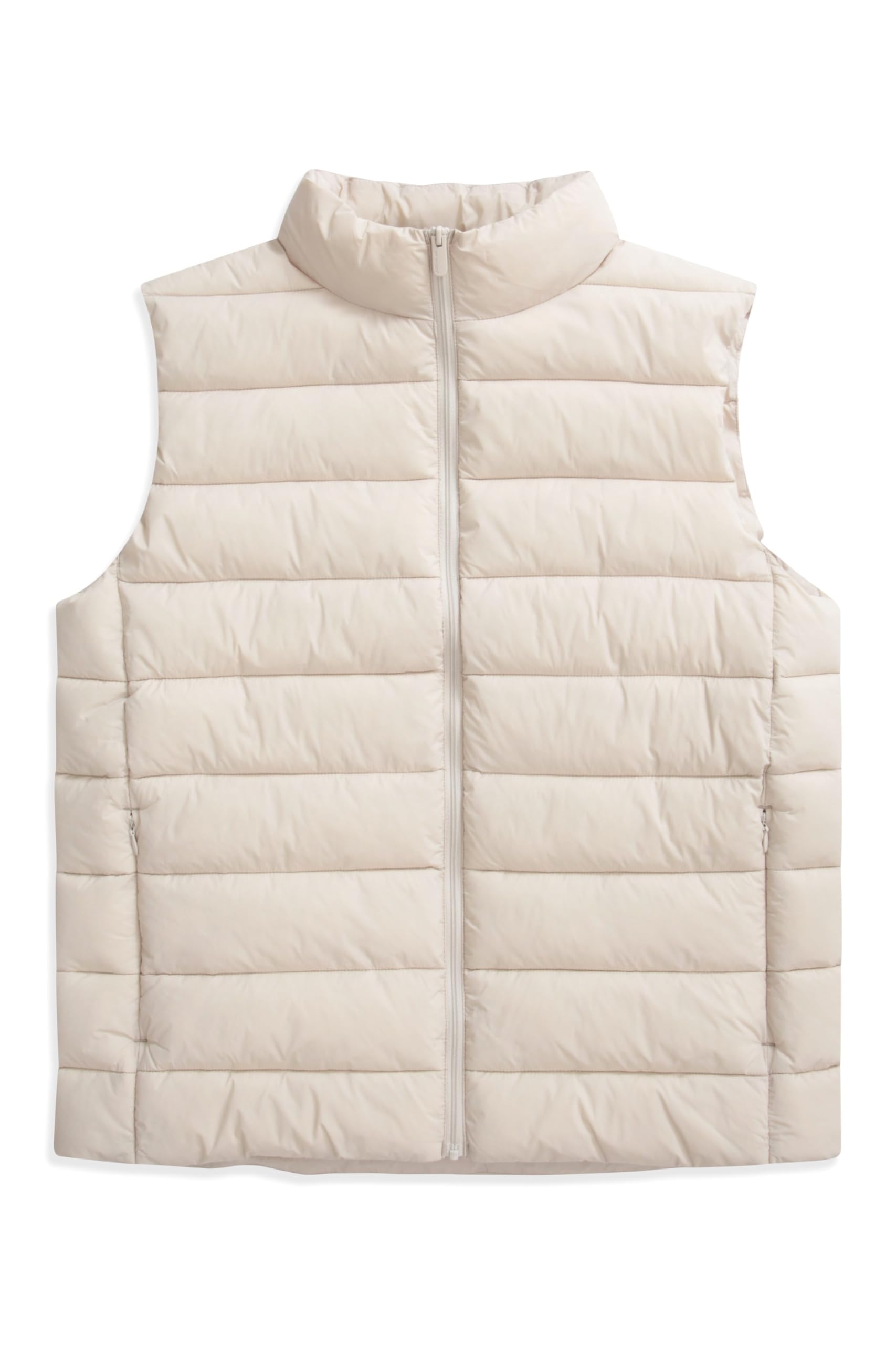 Animal Women's Beige Light Cosi Gilet - Lightweight Water-Resistant Sleeveless Vest With Pockets - Spring Summer, Camping, Holiday, Walking & Outdoors Size 10