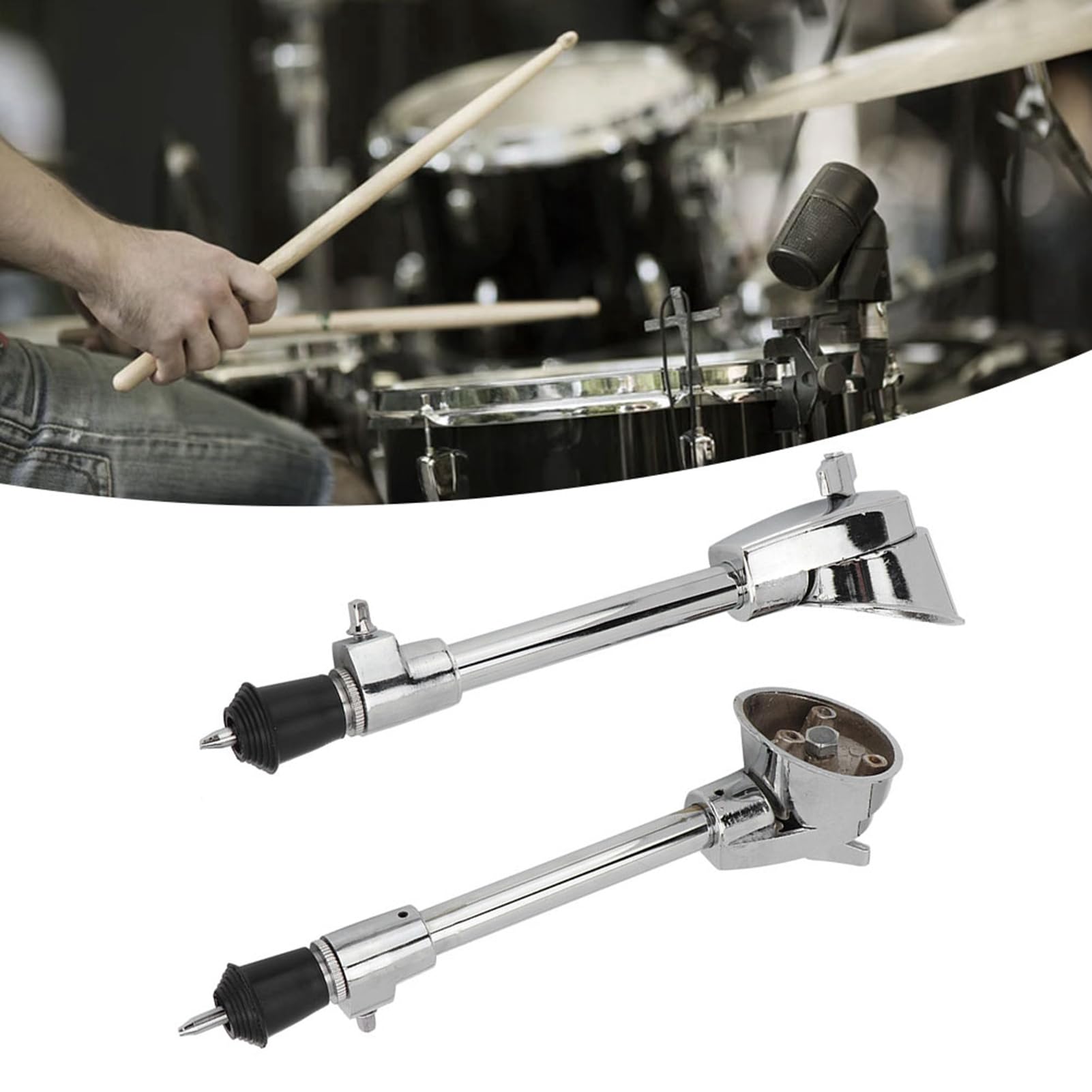 Gamba per grancassa, Piedini per grancassa 2 Pezzi per Gli Amanti dei Musicisti