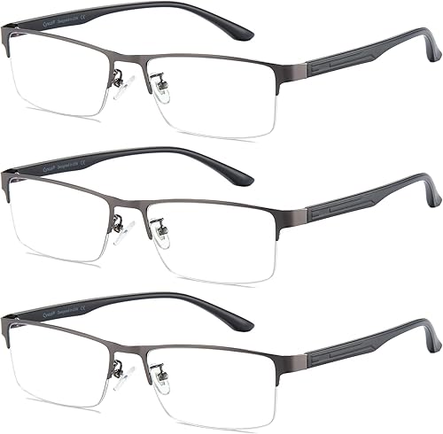 Miniatura 21 de Cyxus Gafas de bloqueo de luz azul de titanio para hombres y mujeres, anteojos para computadora, anteojos para pantalla y video, antifatiga ocular