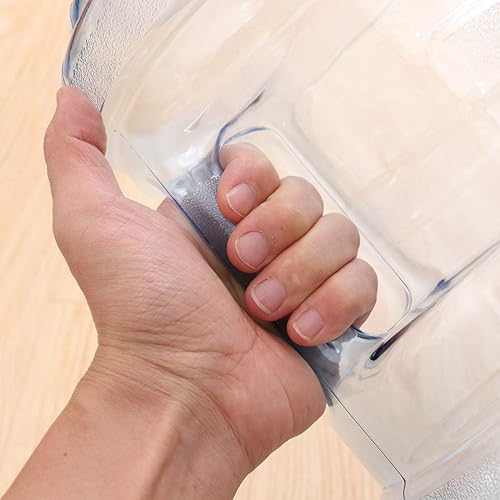 Miniatura 3 de BESPORTBLE Botella de agua de 5 litros jarra de agua de plástico portátil reutilizable al aire libre - a prueba de fugas de gran capacidad para