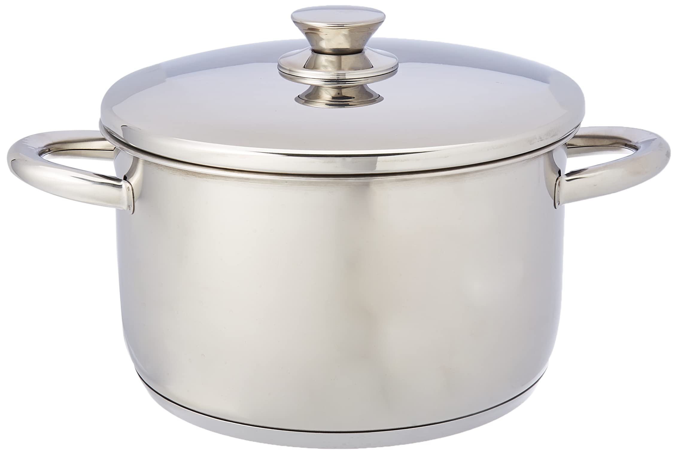 LACOR 40124 - Olla con Tapa Vitrocor Acero Inoxidable, Plata, 24 cm | En acero inoxidable, para cocidos y grandes cantidades; ideal para cocina profesional y uso diario en casa, para el día a día