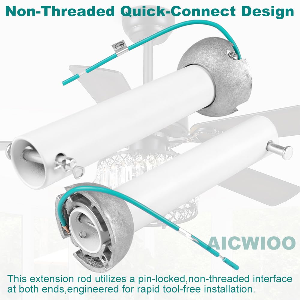 White Ceiling Fan Downrod at Rs 20.0/feet | Ceiling Fan Rod in Faridabad | ID: 283346190297