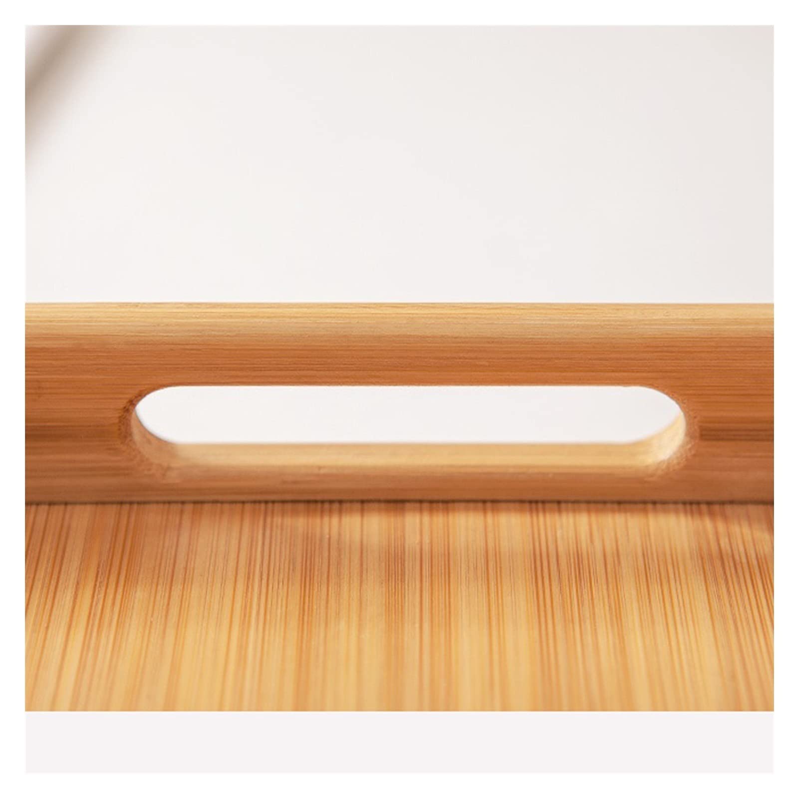 Bandeja Bandeja de servir y plato, placa de senderos de madera rectangular con bandeja de bocadillos de mango, bandeja de desayuno, decoración de granja con estilo Sirviendo platos Bandejas para Servi