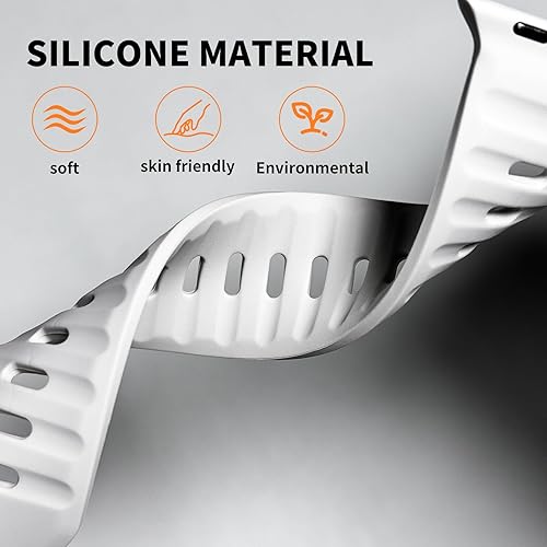Vista 5 de Correas de reloj inteligente compatibles con correas de Apple Watch de 1.929 in 1.811 in 1.772 in 1.732 in 1.654 in 1.614 in 1.575 in 1.496 in