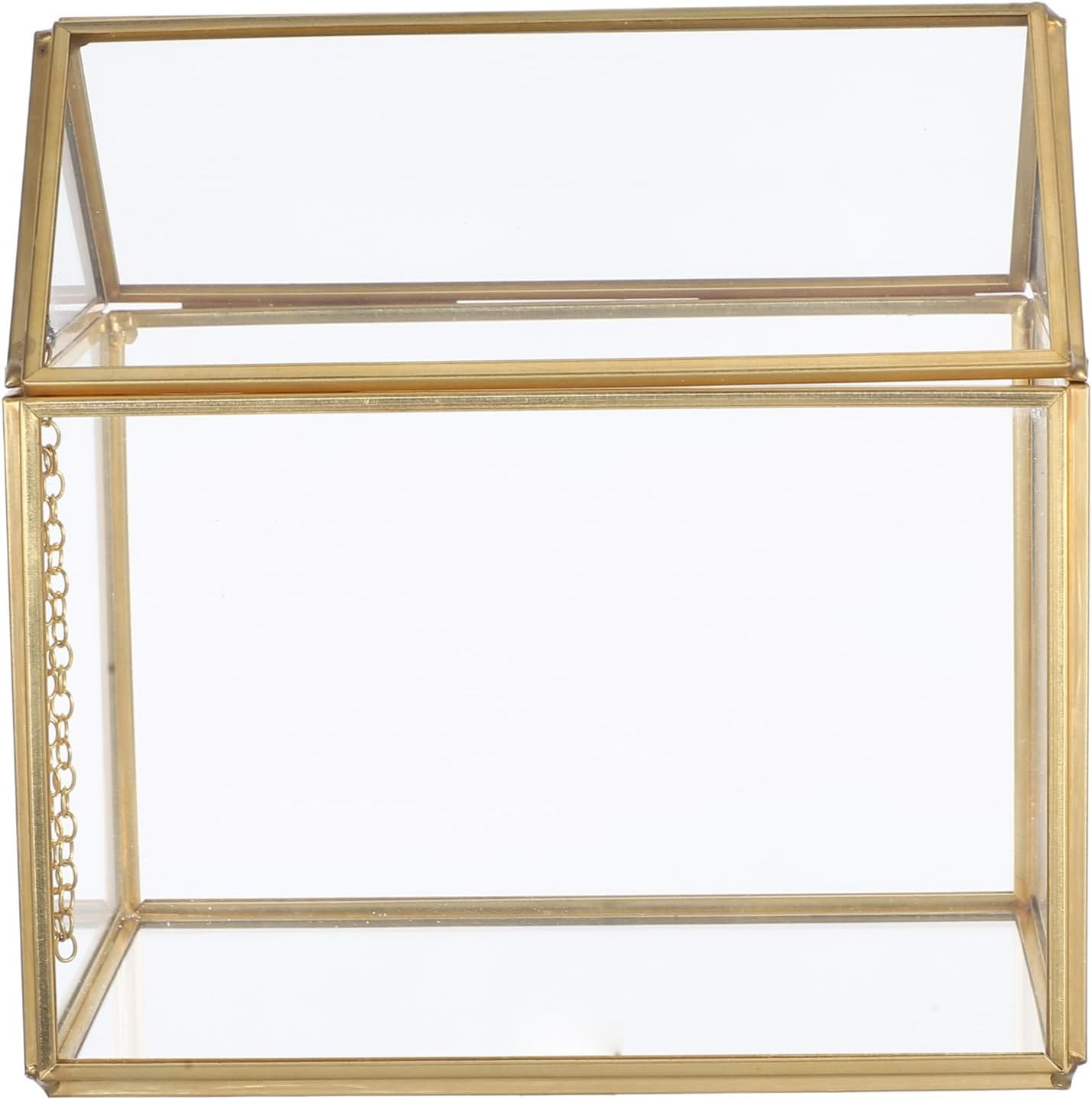 VALICLUD Unique House Shaped Indoor Greenhouse for Succulent Display Sturdy Tabletop Decor for Home for Birthdays and Anniversaries Showcases Microlandscape Details