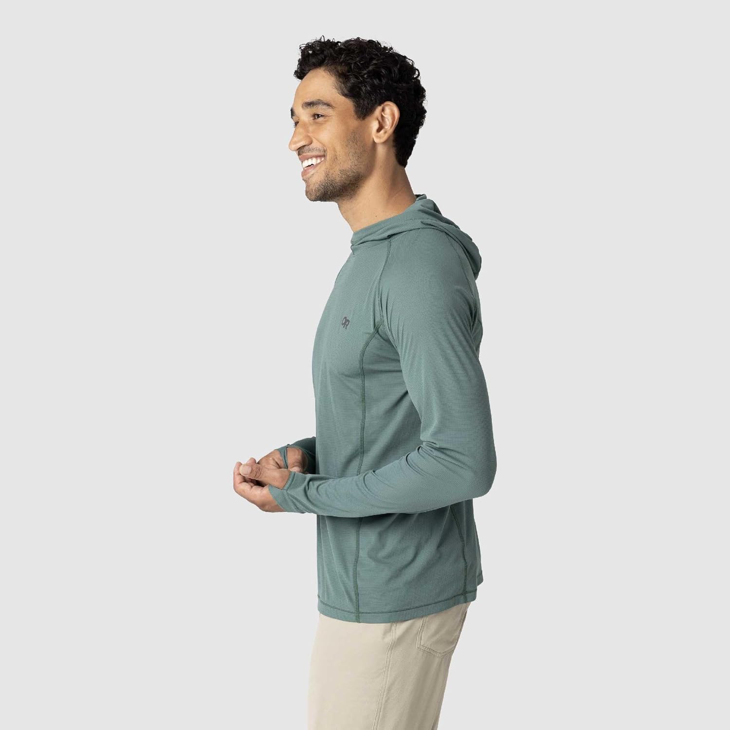 Outdoor Research Men’s Echo Hoodie - Lightweight UPF 15 Sun Shirt, Moisture-Wicking, Odor Control, Breathable