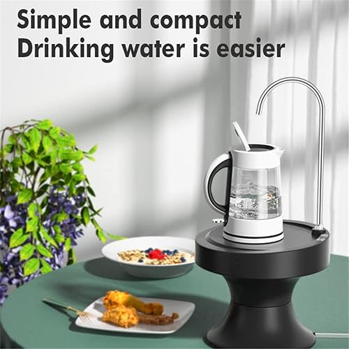 Miniatura 2 de Dispensador eléctrico automático de agua potable con bandeja extraíble para botella de 1-5 galones portátil para el hogar y la cocina