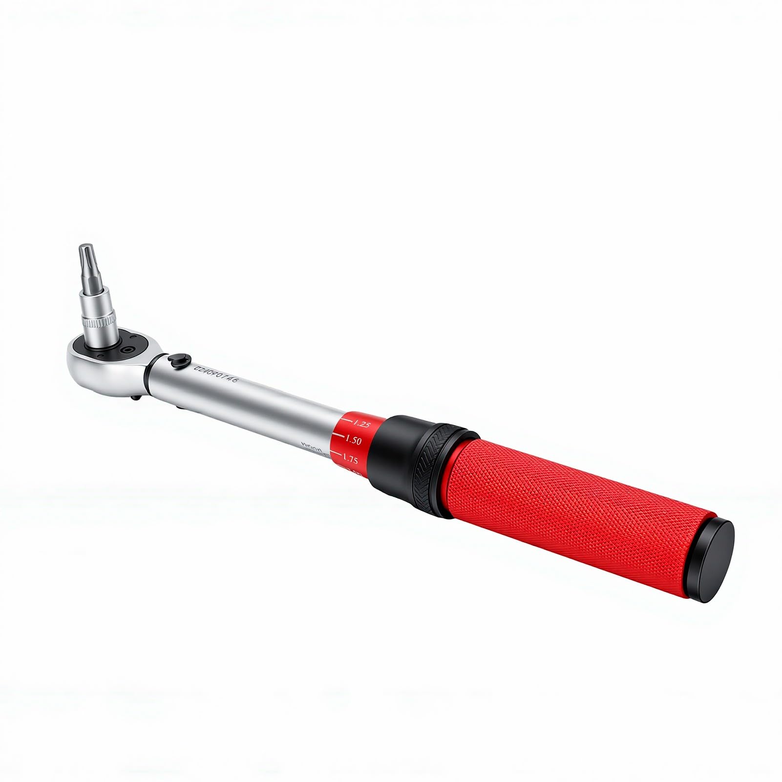 ViaGasaFamido Zestaw Kluczy Dynamometrycznych o Kącie Obrotu 5° Ergonomiczny i Trwały do ​​stali CRV Stosowanej w Lotnictwie Motoryzacyjnym (Zestaw do naprawy roweru 1/4" (5-25N).)