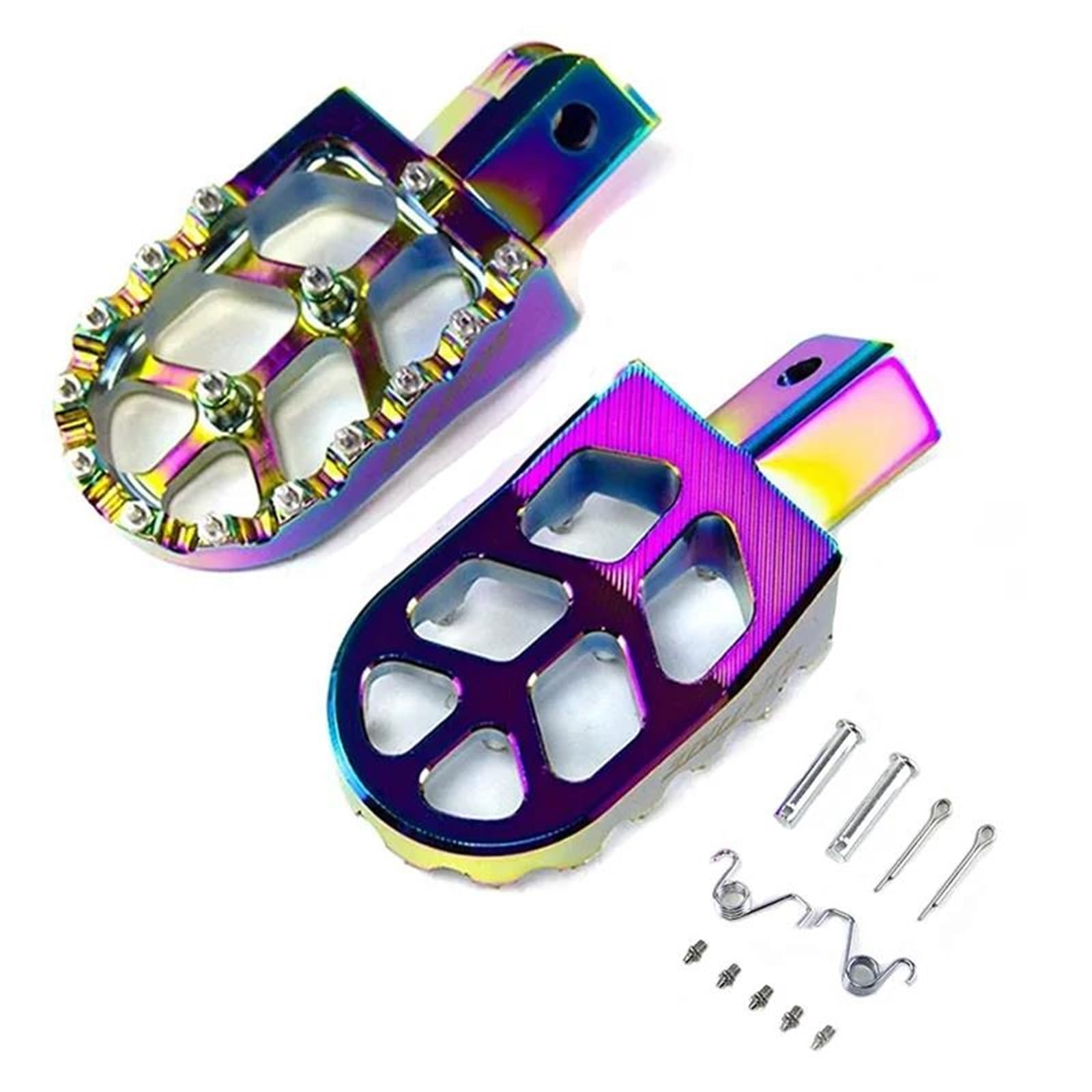 Pédales de Moto Tout-Terrain et Repose-Pieds Aluminium pour CRF 250