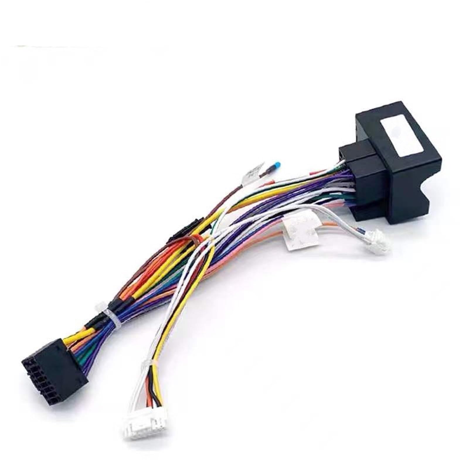 Mascherina per Autoradio Cavo Cablaggio per Autoradio | Per Golf 5 6 7 Per Polo Per Jetta Adattatore Cablaggio Decodificatore CAN Bus Connettore A 16 Pin
