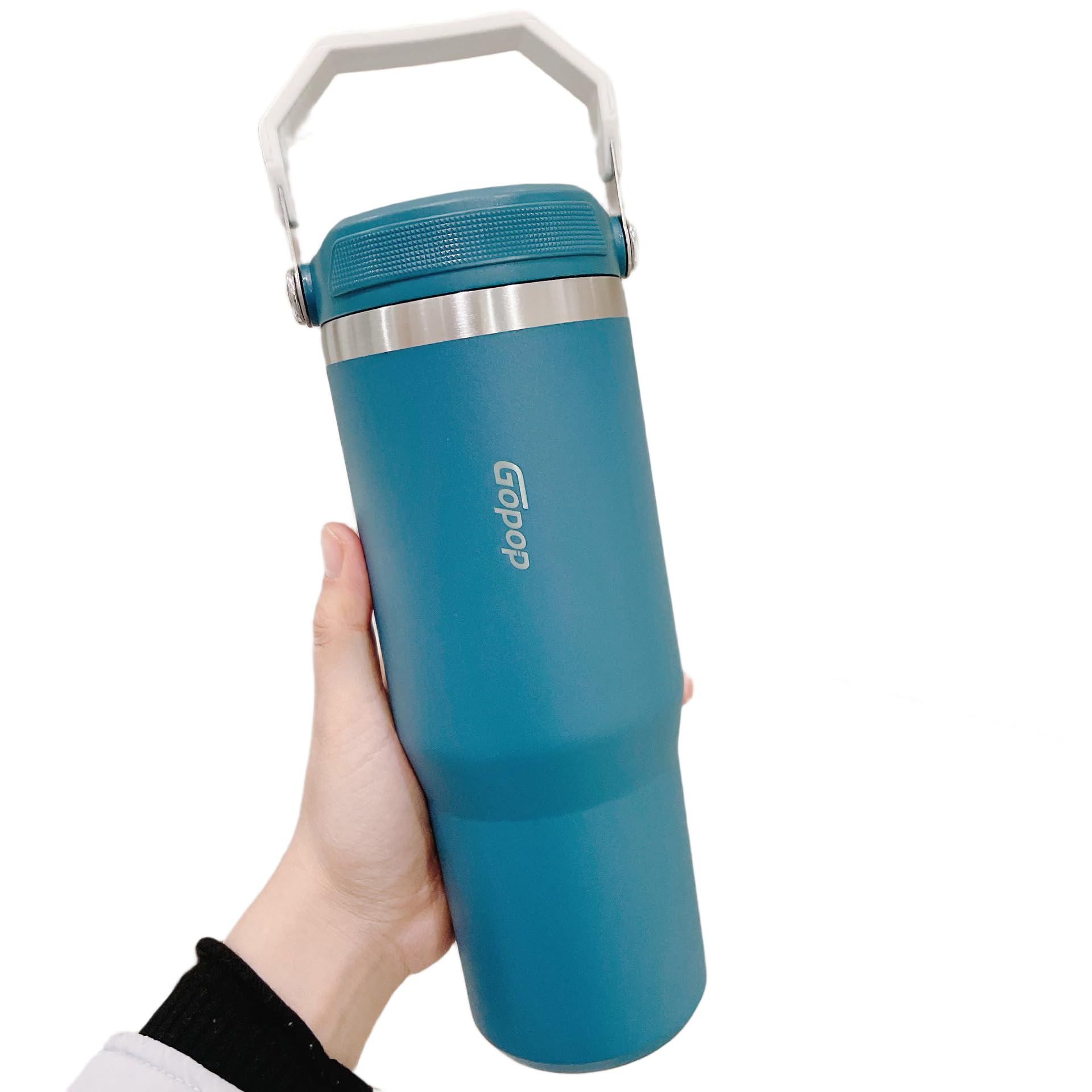 水筒　タンブラー　ポータブルドリンクストロー　650ml Amazon | コーヒータンブラー ステンレス製ストローカップスポーツ