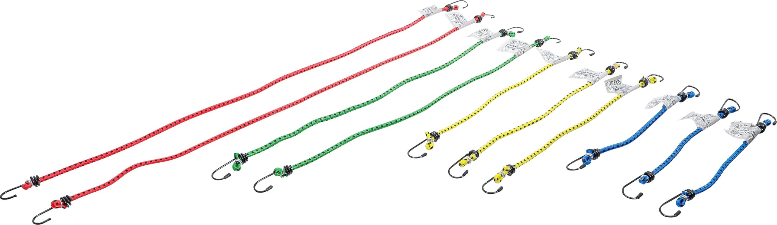 BGS 85512 Luggage Spanner Set 300-800mm 10 Pcs