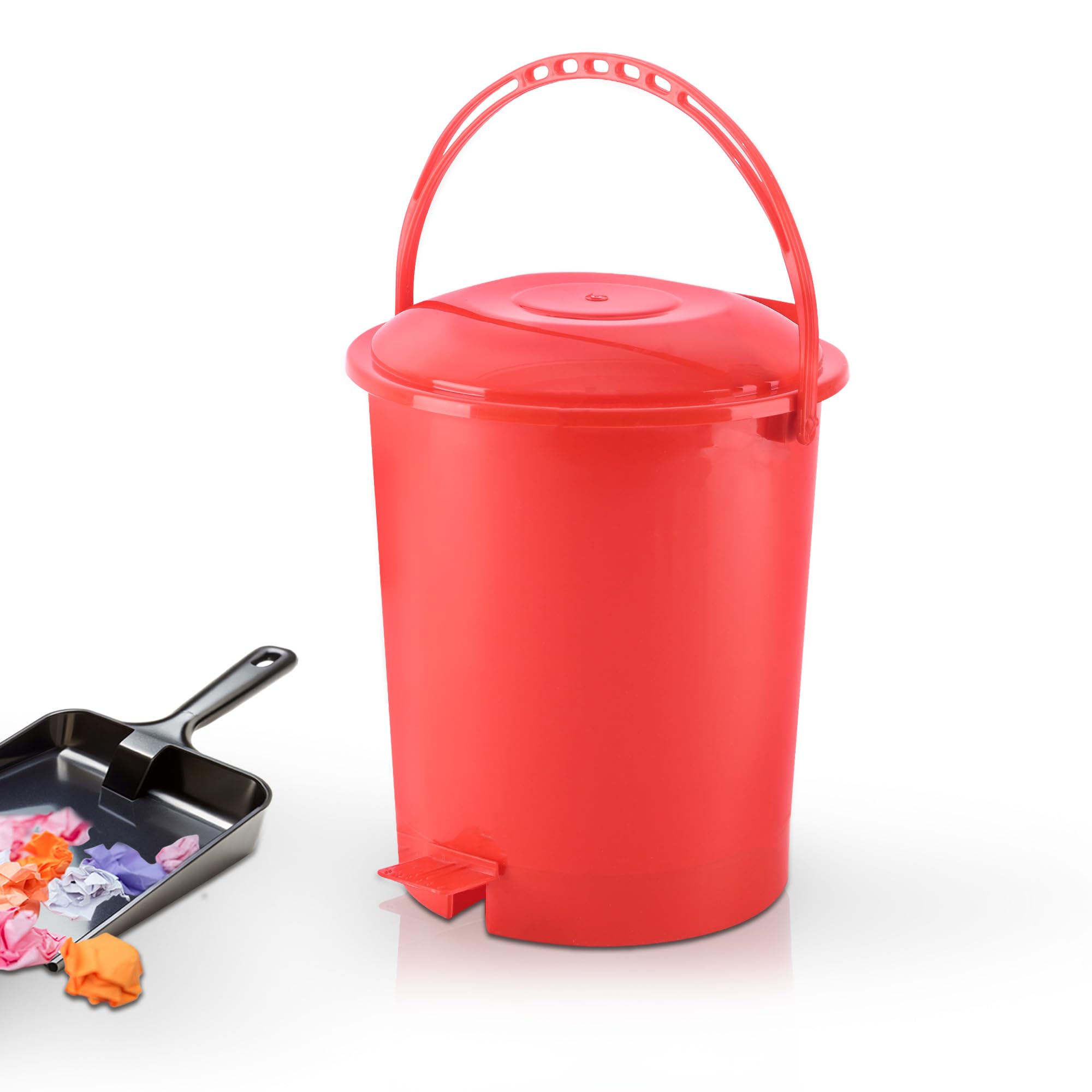 10L Pedal Bin - Hands-Free Kitchen & Bathroom Waste Bin -9