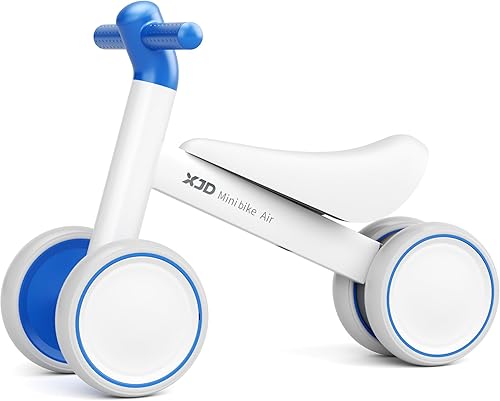 XJD Bicicletas de equilibrio para bebés, juguetes para bebés de 1 año, niños y niñas de 10 meses a 36 meses, bicicleta infantil sin pedales, 4