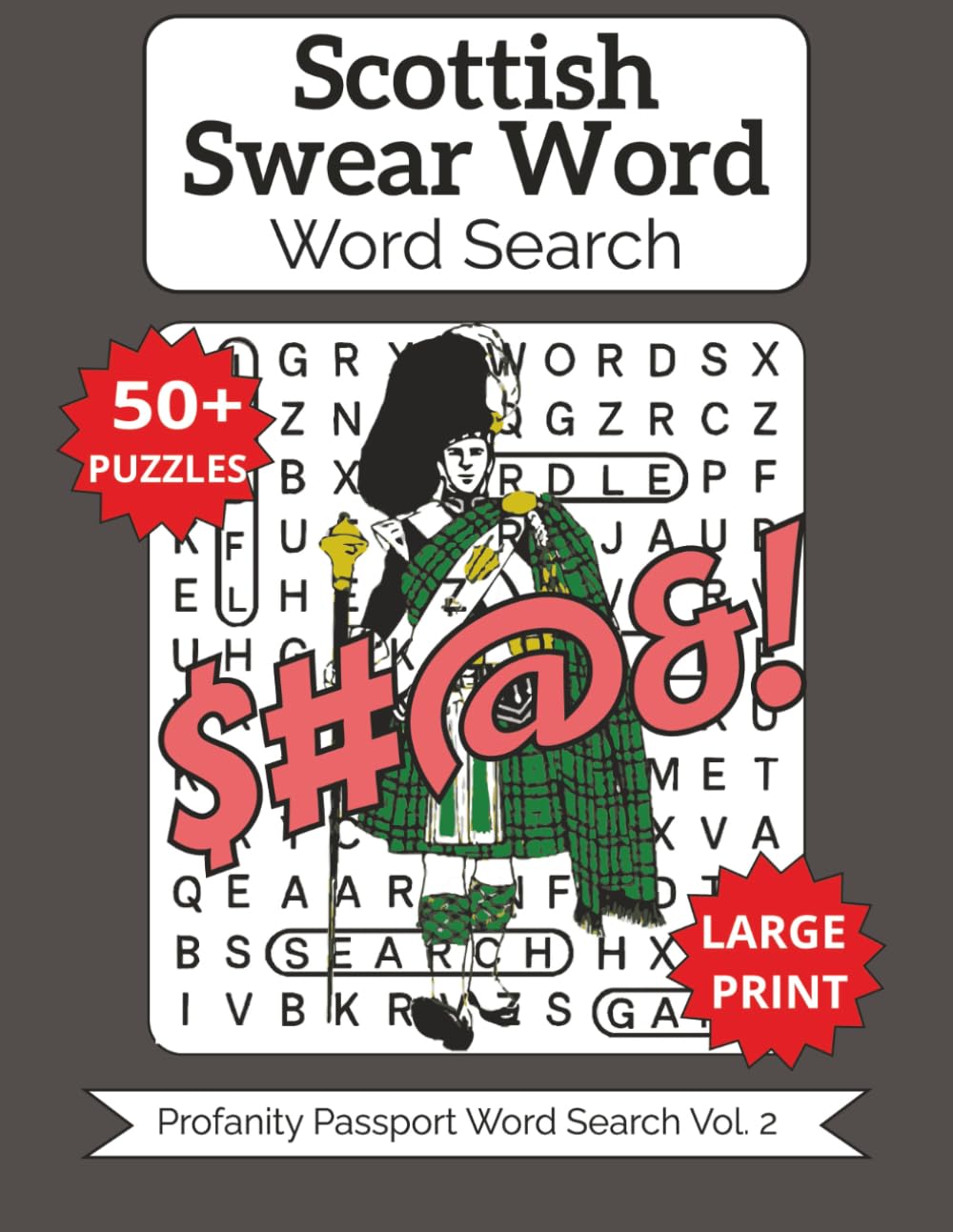 Scottish Swearing Word Search: Large Print for Adults & Seniors (Profanity Passport Word Search)
