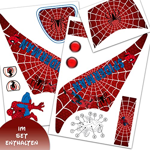 Finest Folia Sticker Set for Big Bobby Car Classic Slide Car Toy, Spiderman Design (4-8 Years, Unisex, Vinyl - Image 2