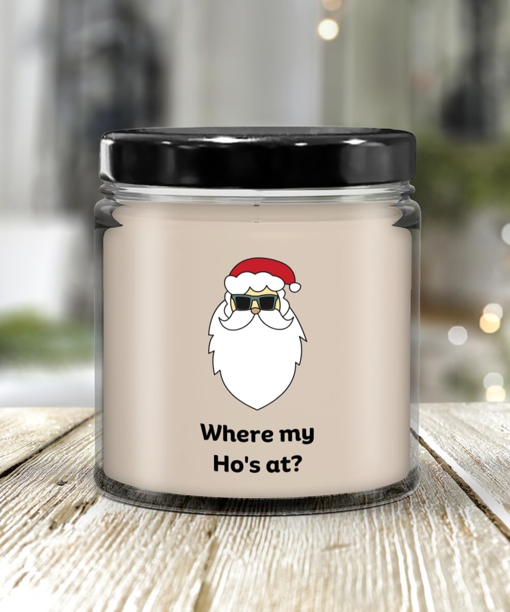 Where My Ho's at Candle, Candles with Sayings, Candles with Text, Funny Candle, Birthday Gift, Christmas, Halloween, Holiday