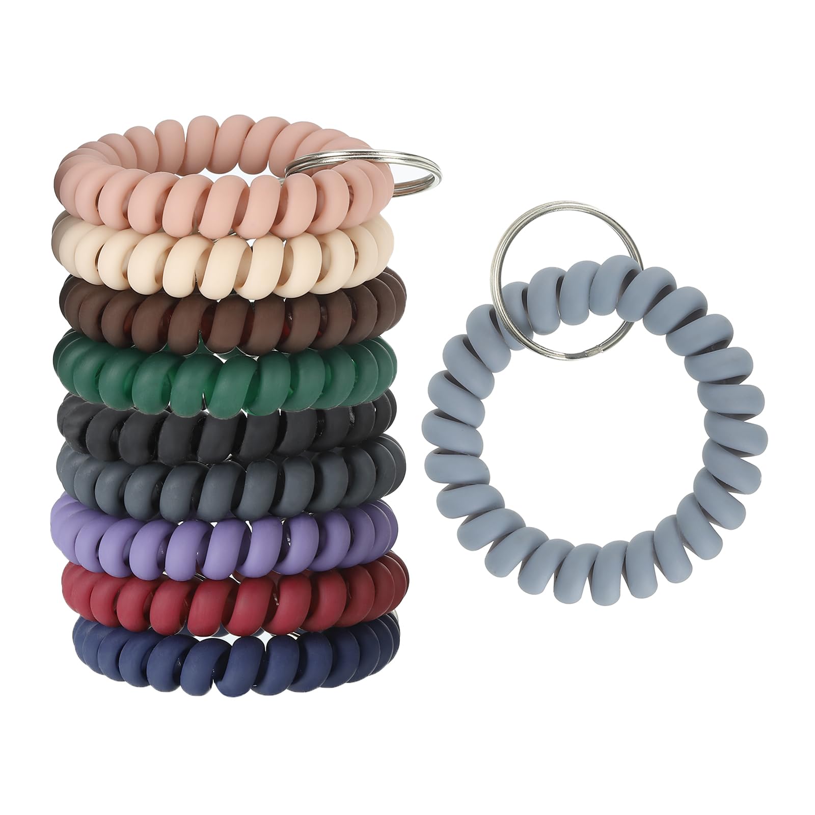 PATIKIL Wrist Coil Key Chain