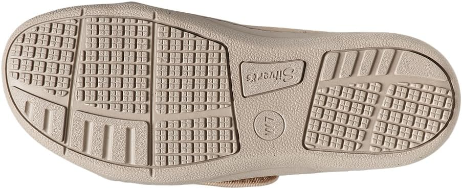 Silverts Women's Protective Shoes Extra Wide Adjustable Diabetic Adaptive Footwear for Swollen Feet - Black/Black 6