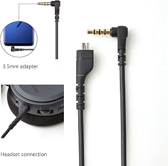 Replacement Audio Cable Compatible with SteelSeries Arctis 3, Arctis Prime, Arctis 5, Arctis 7, Arctis Pro Gaming Headsets