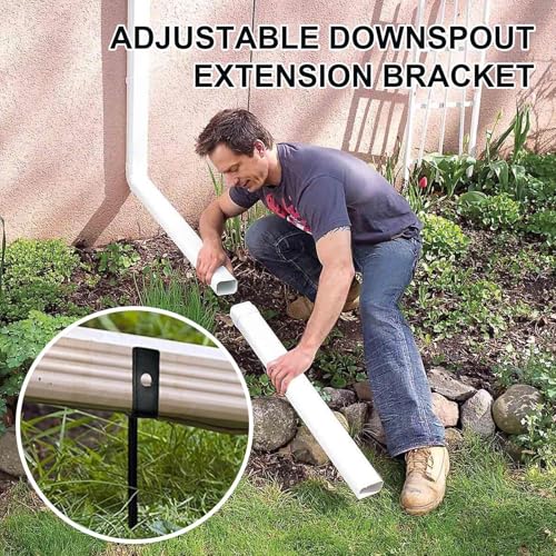 Support de tuyau de protection contre la rouille réglable pour toit - 3