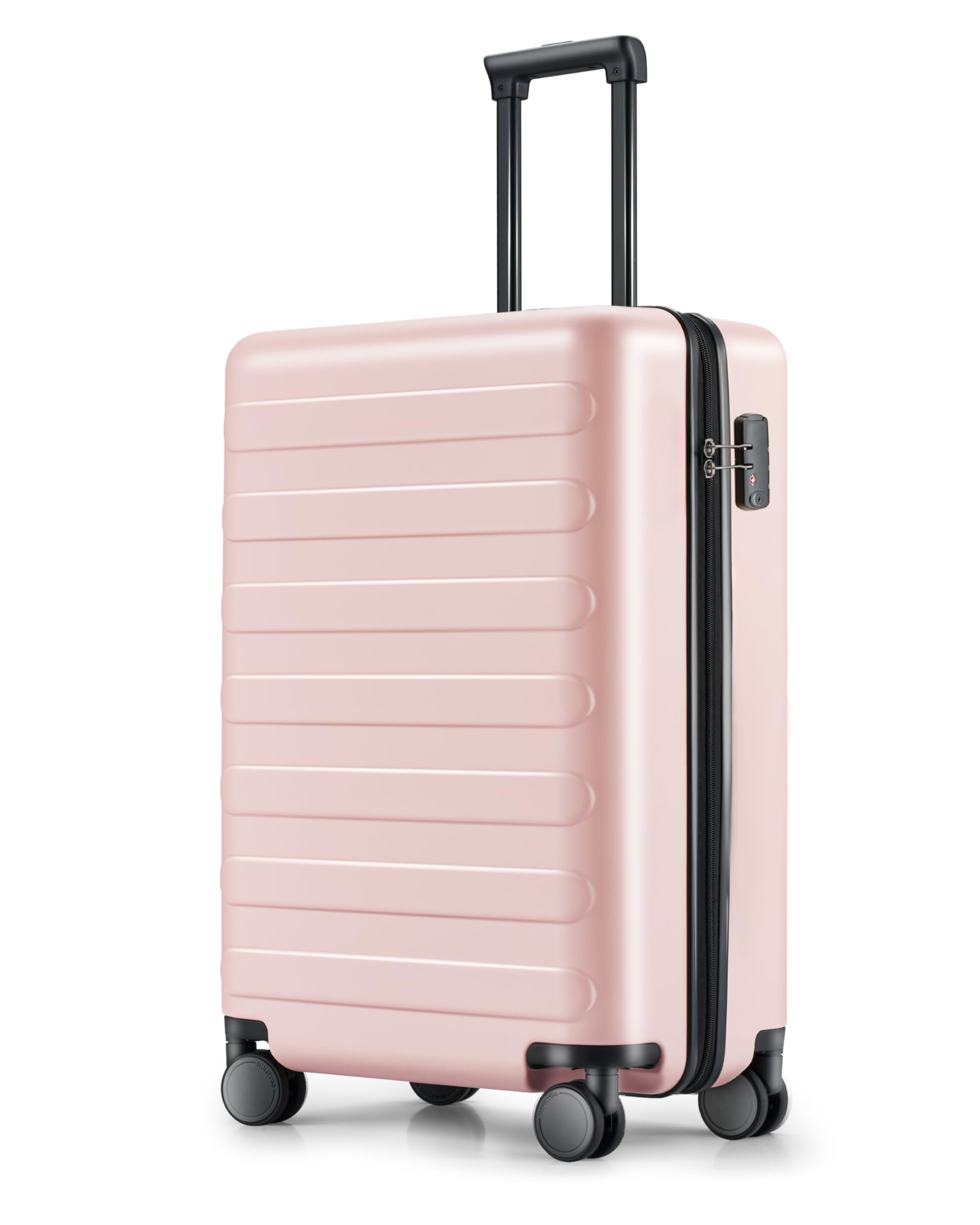 Carry on Luggage 22 X 14 X 9 Airline Approved, 20 Inch Luggage for 3-5 Days Travel, Double Spinner Wheels, 100% Hardshell PC, TSA Lock (Dogwood Pink, Rhine)
