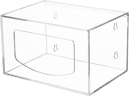 Miniatura 6 de Dispensador de bolsas de basura extra grande con tapa, dispensador de bolsas de basura apilables de acrílico debajo del fregadero, organizador de